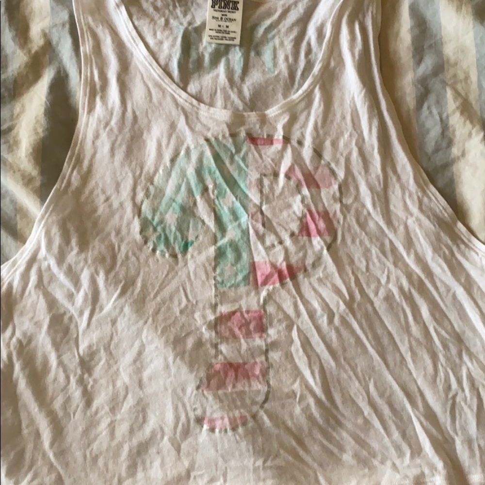 Victoria’s Secret pink cropped Phillies tank